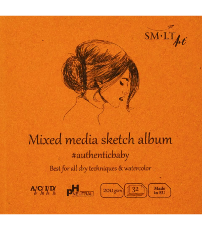 SM-LT Mixed Media sketch pad Authentic Baby- Blesket Canada