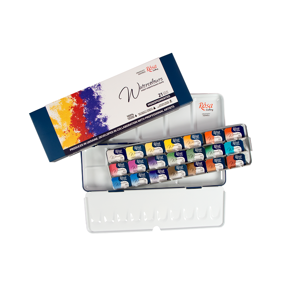 Rosa Gallery Watercolours Sets Monopigmented - Blesket Canada