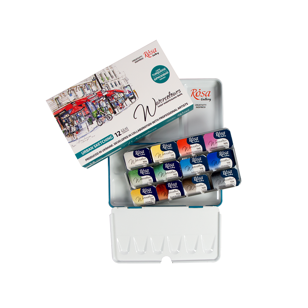 Rosa Gallery Watercolours Urban Sketching Sets - Blesket Canada