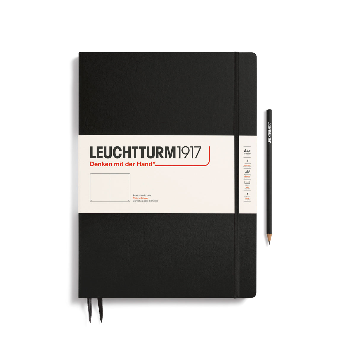 Leuchtturm1917 Master Classic (A4+) Hardcover Notebook - 233 Numbered Pages - Blesket Canada