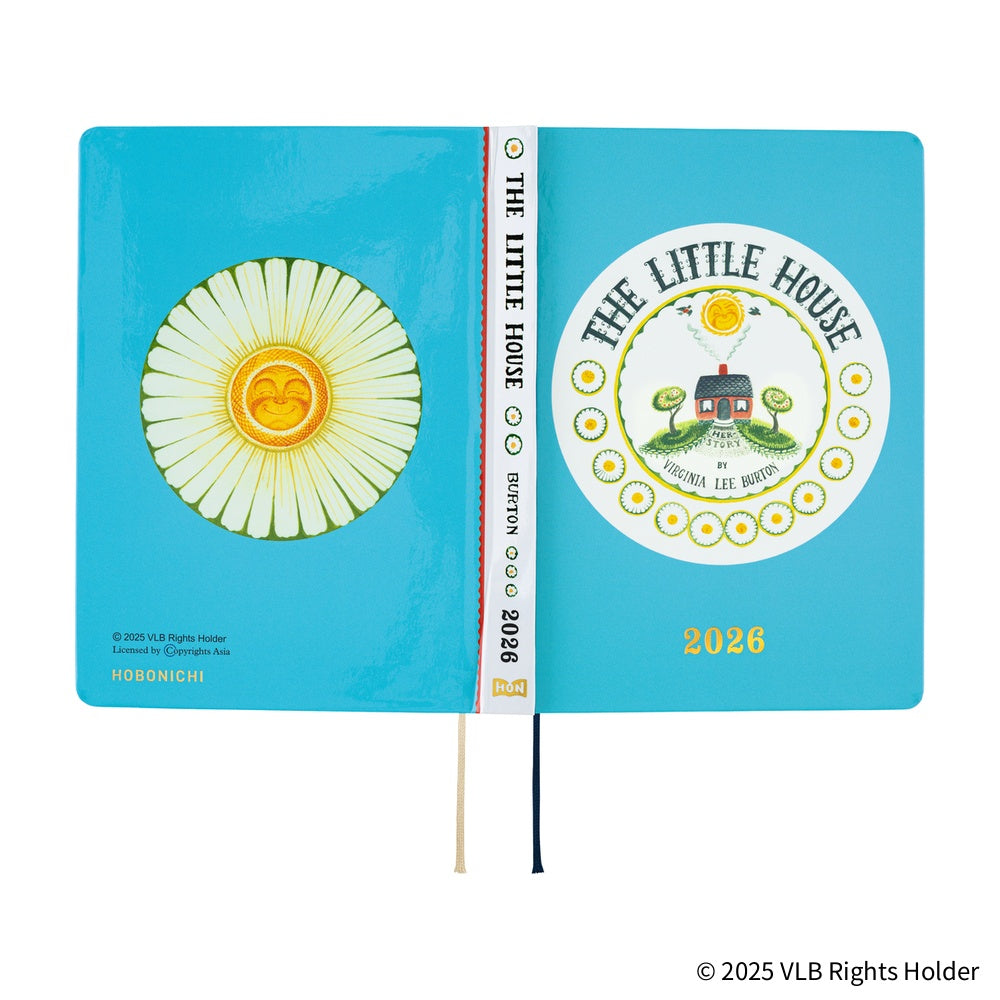 Hobonichi 2026 Virginia Lee Burton The Little House Journal A6 HON - English January Start - Blesket Canada