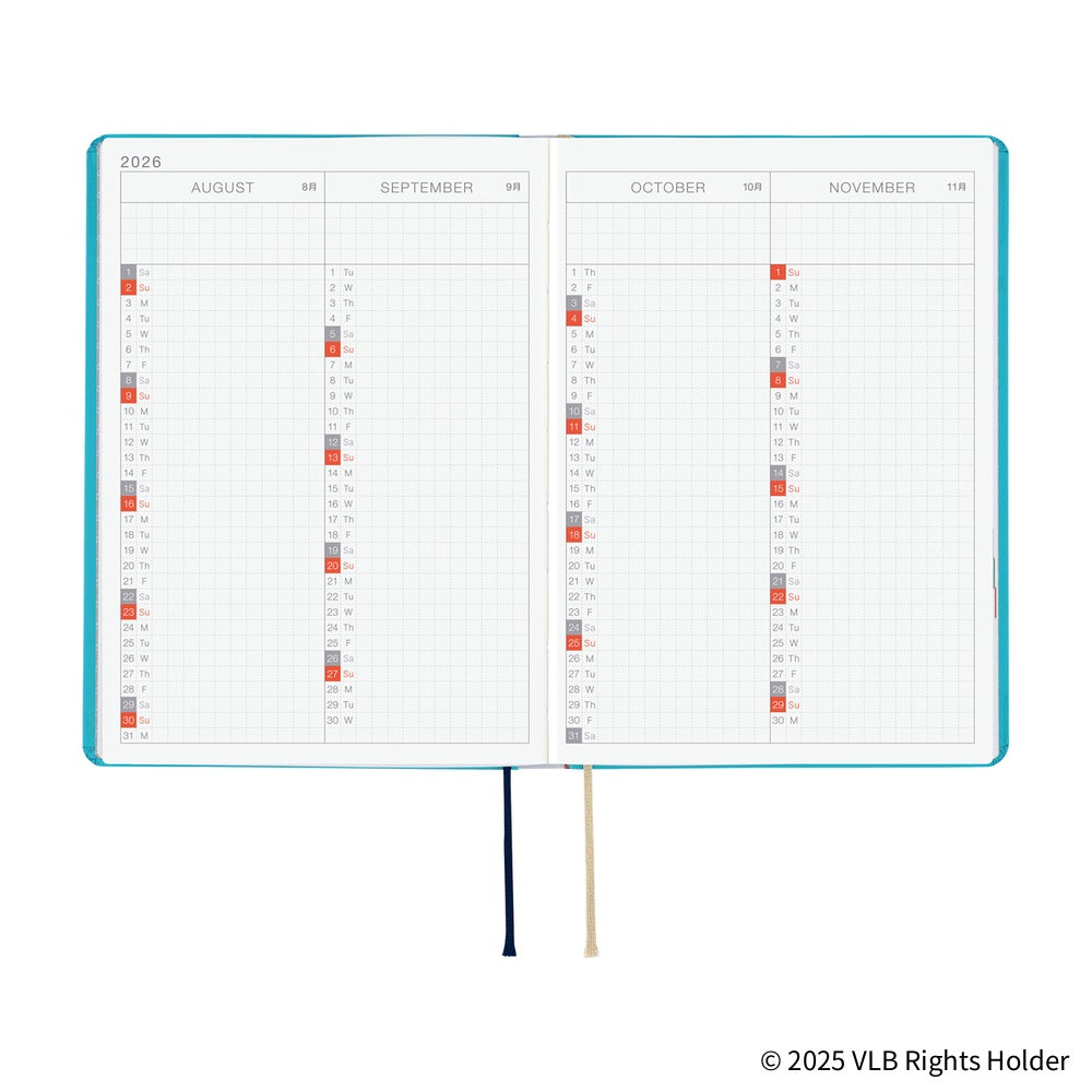Hobonichi 2026 Virginia Lee Burton The Little House Journal A6 HON - English January Start - Blesket Canada