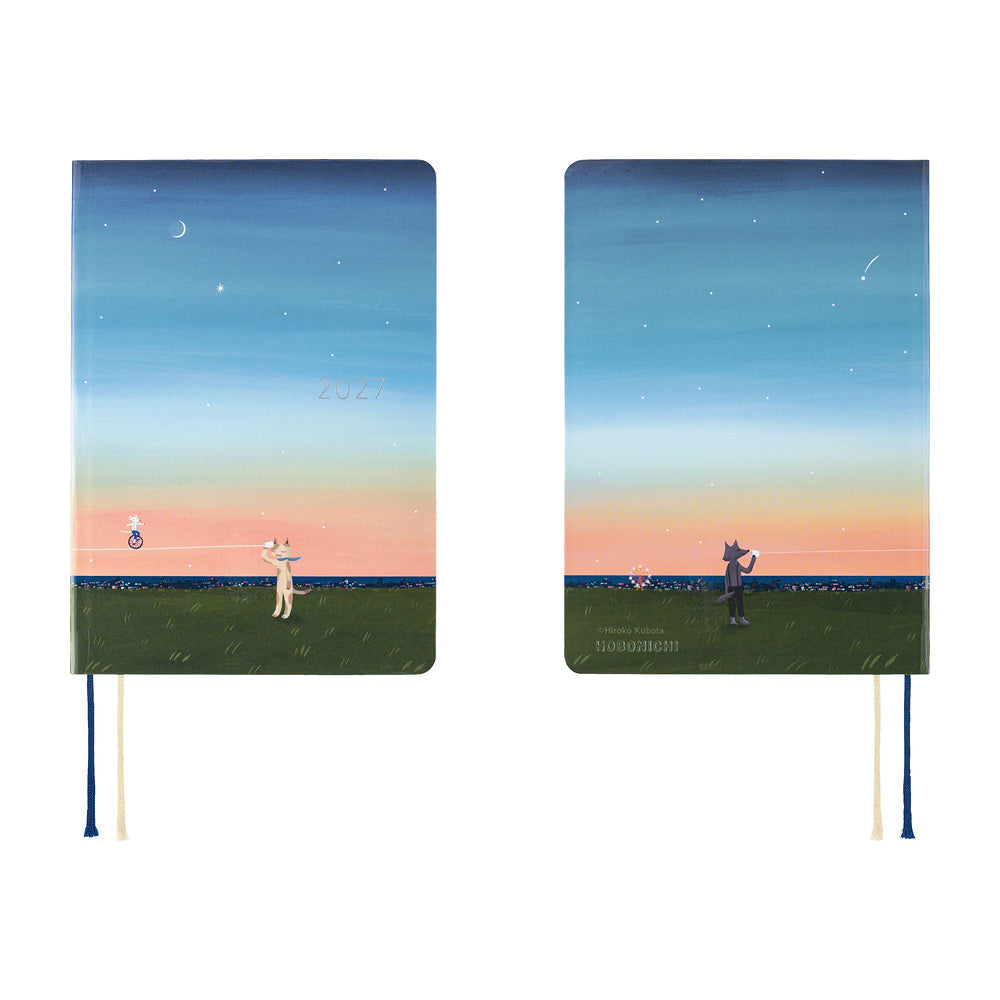 Hobonichi Techo 2027 HON Hiroko Kubota: String Telephone Until the Moon is Full [ENG/A6 HON/Jan Start] - Blesket Canada
