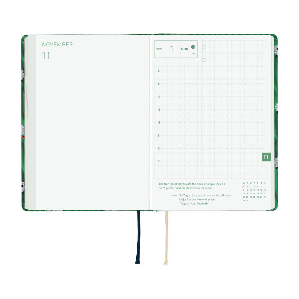 Hobonichi Techo 2027 HON Bow & Tie: Sheep Sheep Sheep [ENG/A6 HON/Jan Start] - Blesket Canada