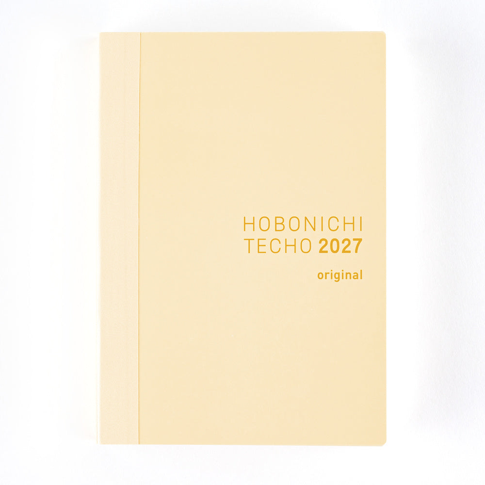 Hobonichi Techo 2027 Original Book [ENG/A6/Daily/Jan Start/Mon Start] Planner Refill - Blesket Canada