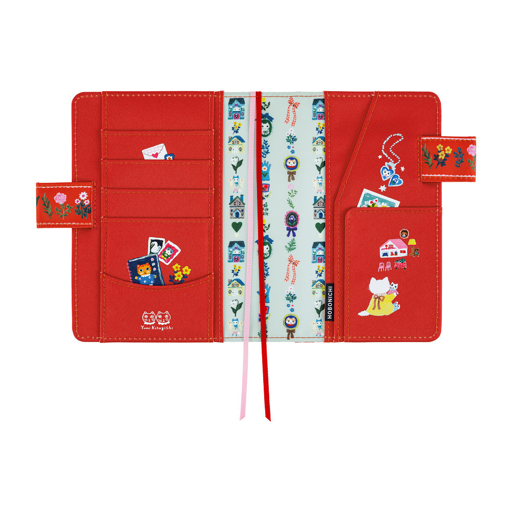 Hobonichi Techo 2027 Yumi Kitagishi: White Cat House A6 Cover - Blesket Canada