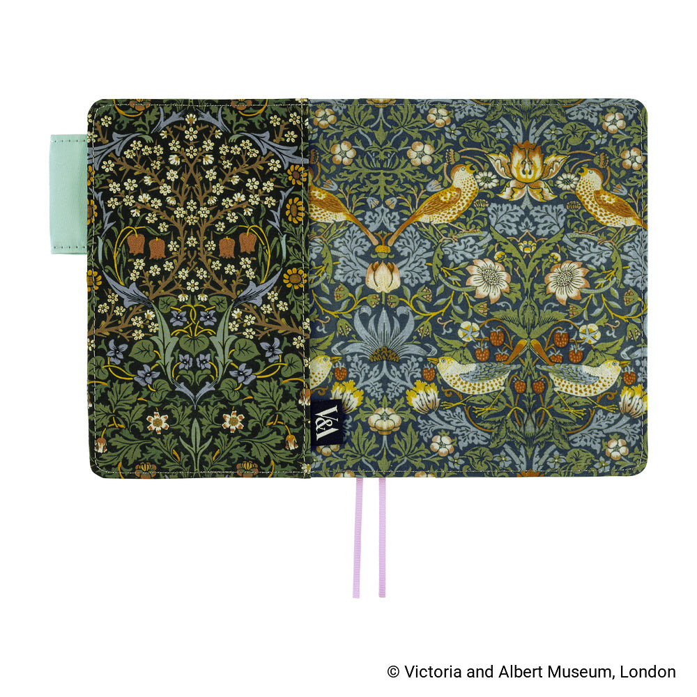 Hobonichi Techo 2027 V&A Series: Strawberry Thief A6 Cover - Blesket Canada