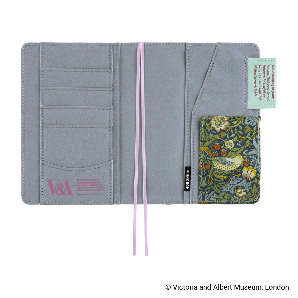 Hobonichi Techo 2027 V&A Series: Strawberry Thief A6 Cover - Blesket Canada