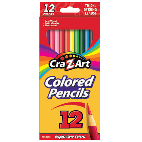 Cra-Z-Art Colored Pencils set of 12 - Blesket Canada