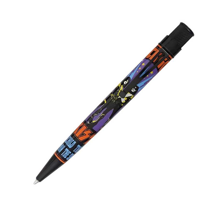 Retro 51 Tornado KISS Rock Poster Rollerball Pen