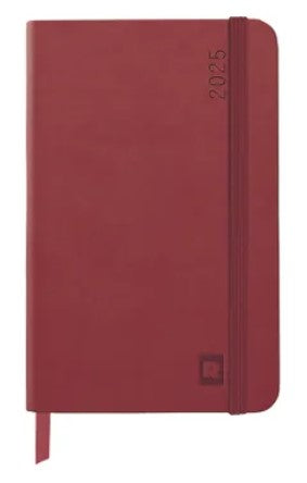 Rhodia Webplanner 2025 A6 Hard Cover Planner Weekly Vertical - Burgandy - Blesket Canada