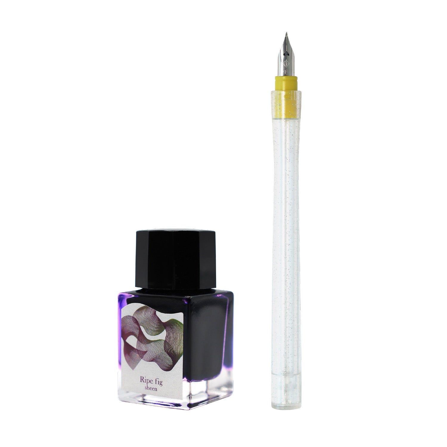 Sailor HOCORO Dipton Sheen Mini Ink & Dip Pen Set - Ripe Fig - Blesket Canada