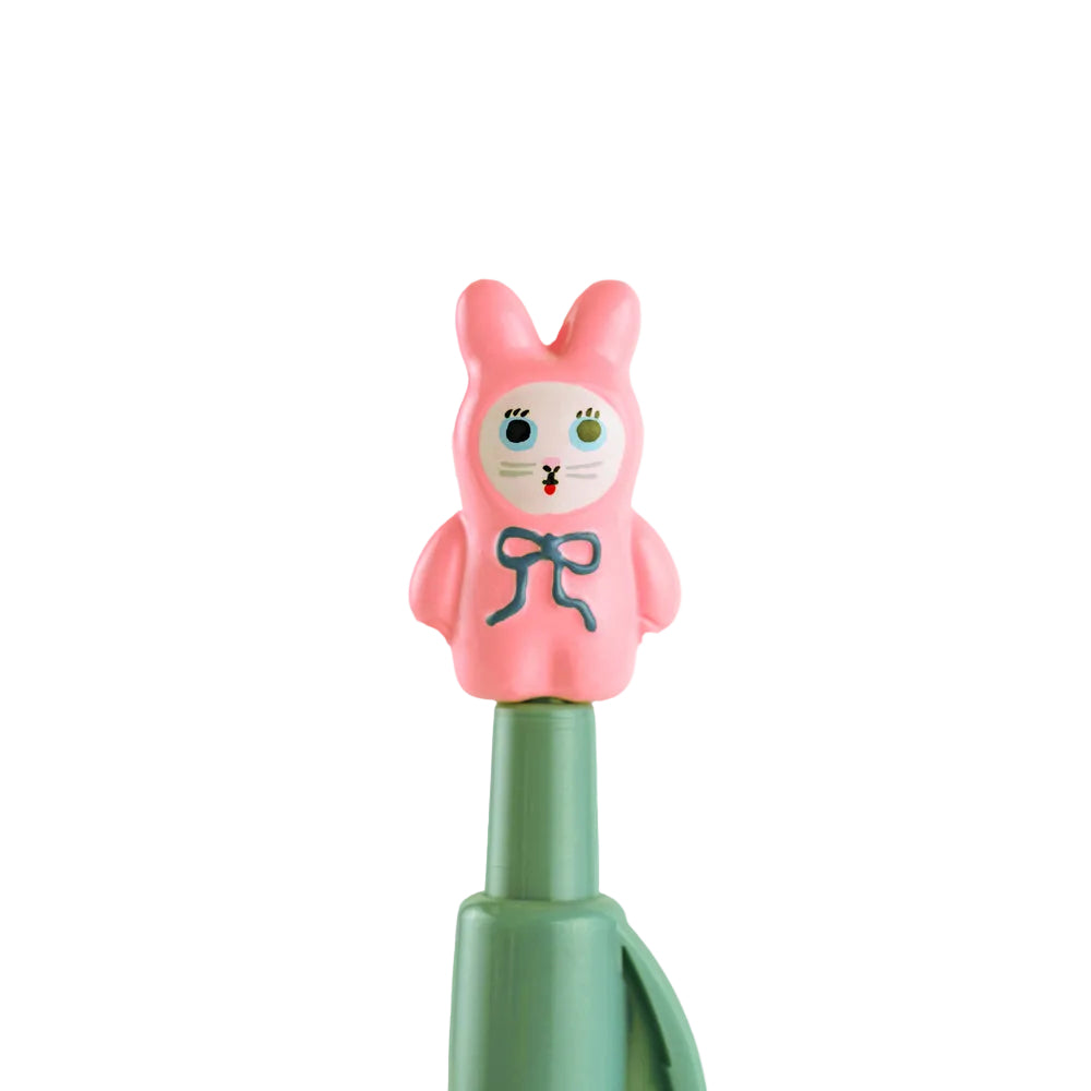 Hobonichi Yumi Kitagishi Ballpoint Pen – White Cat Bunny - Blesket Canada