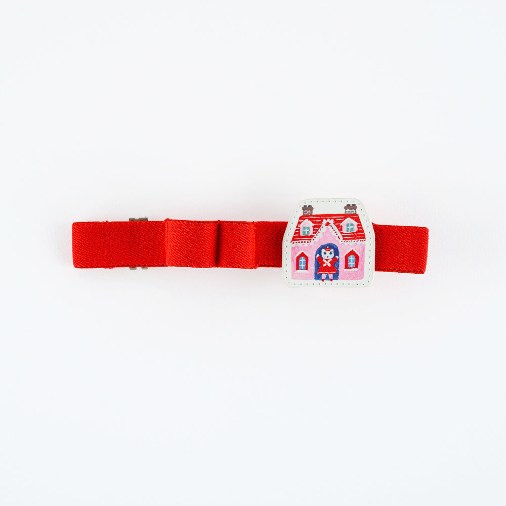 Hobonichi Yumi Kitagishi Book Band with Charm - White Cat - Blesket Canada
