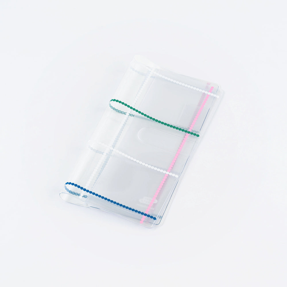 Hobonichi Yoshie Watanabe Clear Cover for Weeks – Dotted Plaid (Cover Only) - Blesket Canada