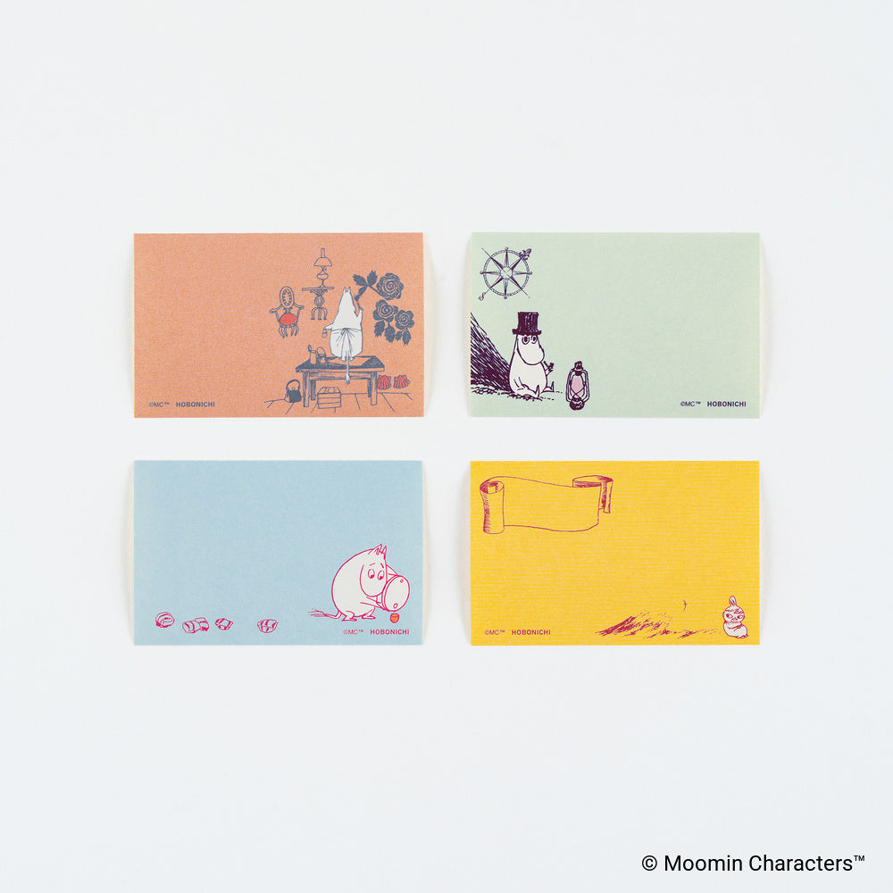 Hobonichi Moomin Sticky Note Roll – Moomin Family's Island Life - Blesket Canada
