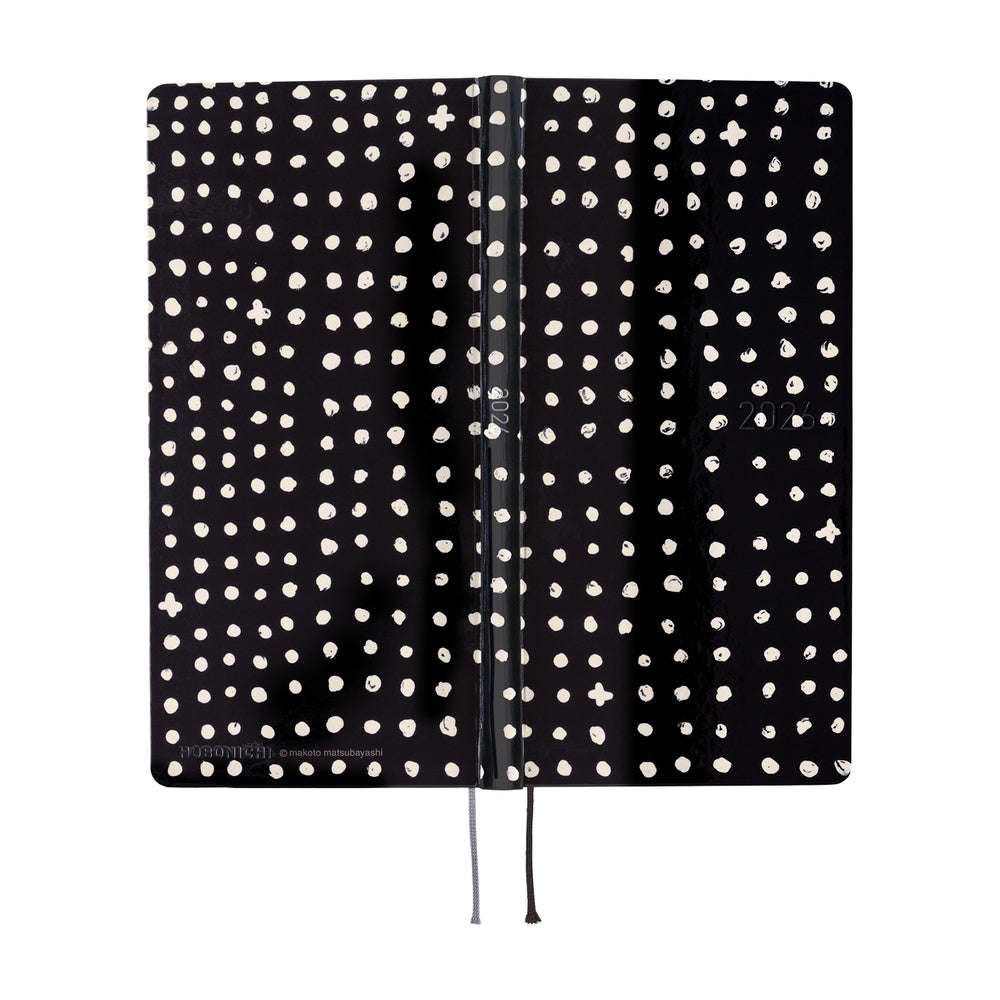 Hobonichi 2026 Makoto Matsubayashi Dot Journal - English Tall & Slim January Start - Blesket Canada