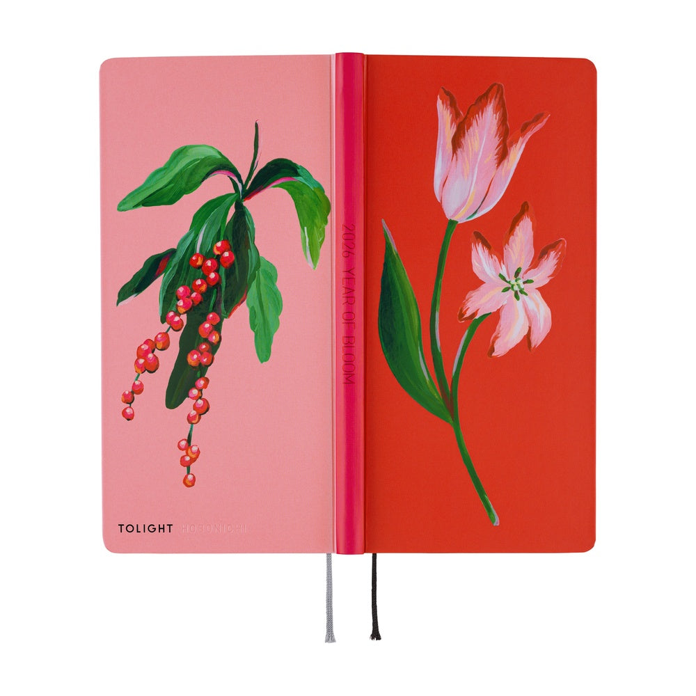 Hobonichi 2026 Tolight A Bright Year Journal - English Tall & Slim January Start - Blesket Canada