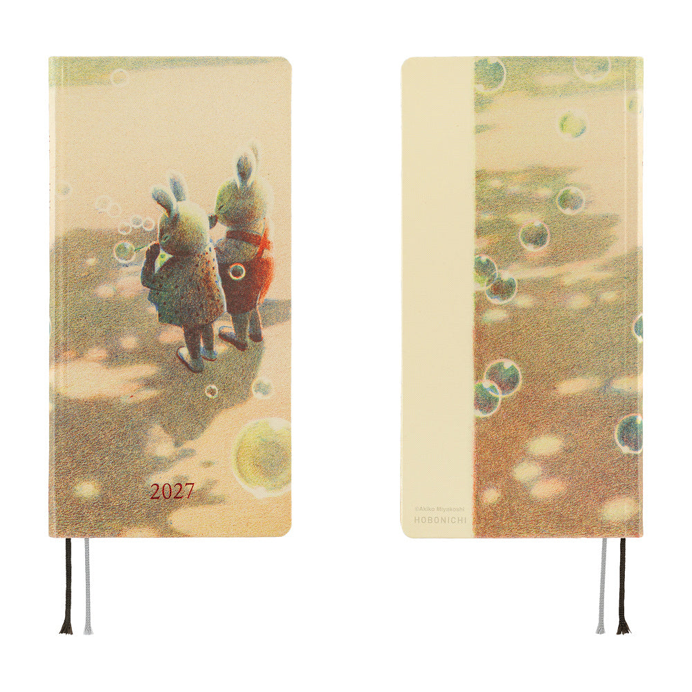 Hobonichi Techo 2027 Weeks Akiko Miyakoshi: Once, in Spring [ENG/Tall & Slim/Jan Start] - Blesket Canada