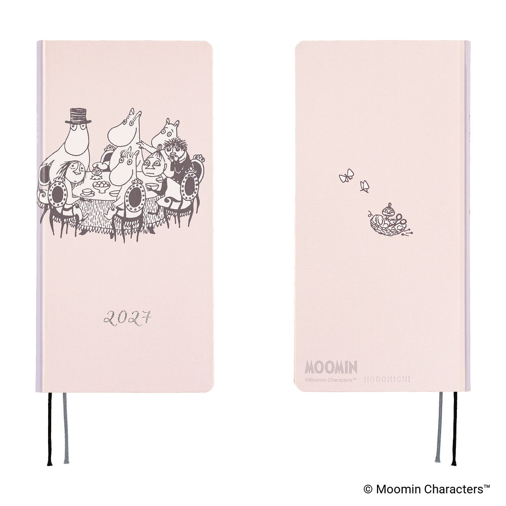 Hobonichi Techo 2027 Weeks Moomin: At the Table [ENG/Tall & Slim/Jan Start] Planner - Blesket Canada