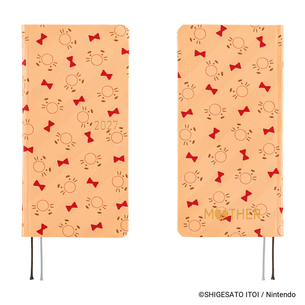 Hobonichi Techo 2027 Weeks MOTHER: Mr. Saturn Pattern [ENG/Tall & Slim/Jan Start] - Blesket Canada