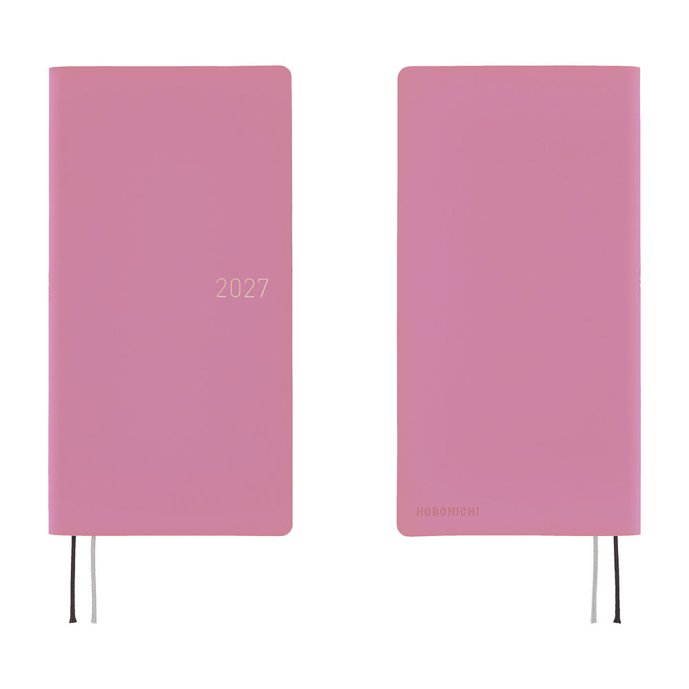 Hobonichi Techo 2027 Weeks Smooth: Lavender Milk [ENG/Tall & Slim/Jan Start] - Blesket Canada