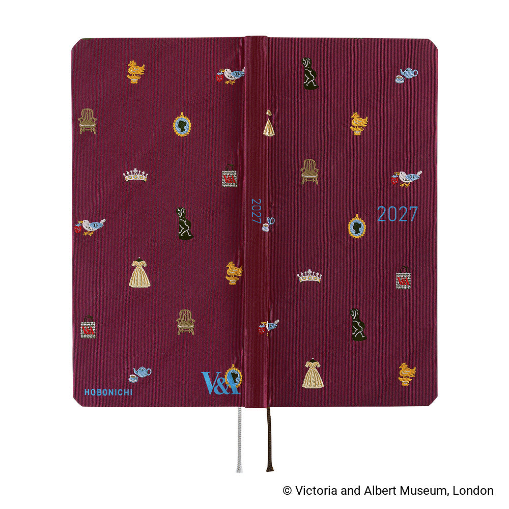 Hobonichi Techo 2027 Weeks V&A Series: Welcome to the V&A [ENG/Tall & Slim/Jan Start] - Blesket Canada