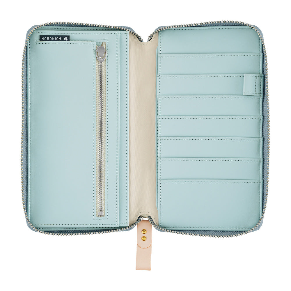 Hobonichi Techo 2027 Weeks Minä Perhonen: Felice (Blue) [Tall & Slim] Cover - Blesket Canada