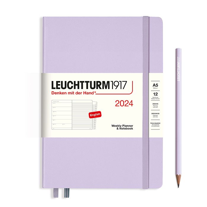Leuchtturm1917 Weekly Planner & Notebook 2024 Medium(A5) - Blesket Canada