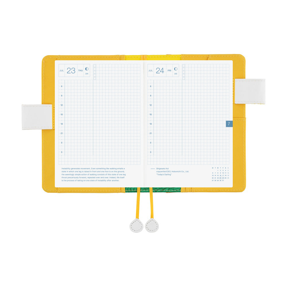 Hobonichi 2026 100%ORANGE Squirrel Squadron Book Cover A6 - Blesket Canada
