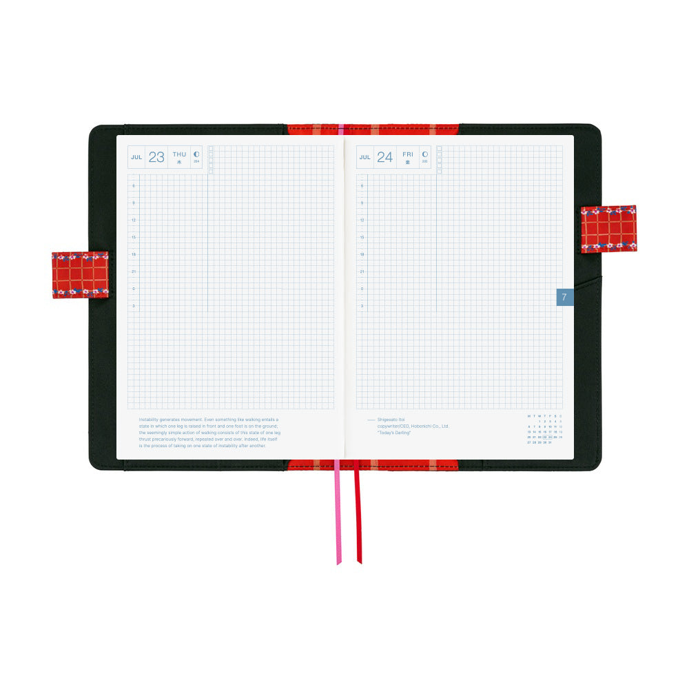 Hobonichi 2026 Yumi Kitagishi White Cats Daily Life Book Cover A5 - Blesket Canada