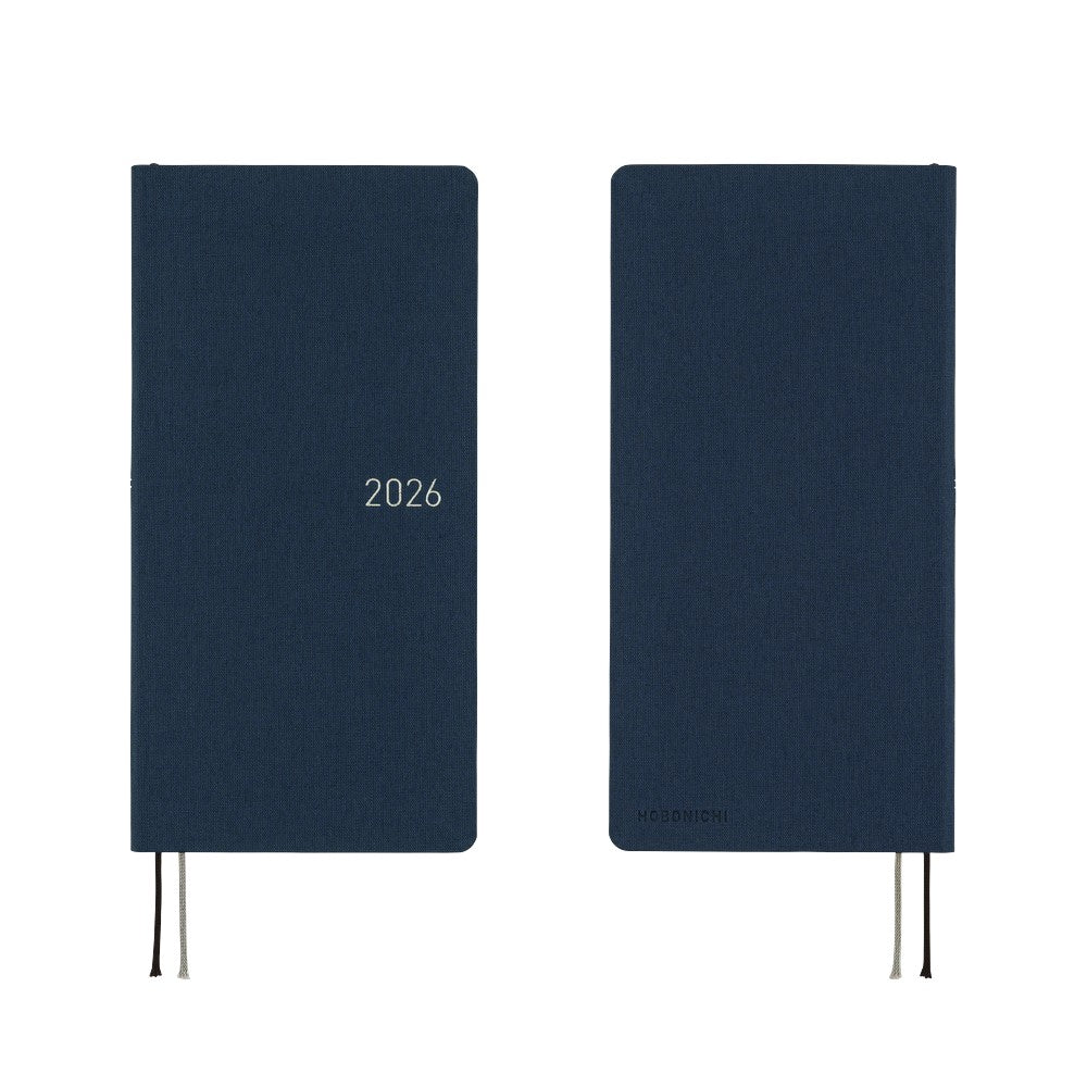 Hobonichi 2026 Colors Cosmo Blue Journal - English Tall & Slim January Start - Blesket Canada