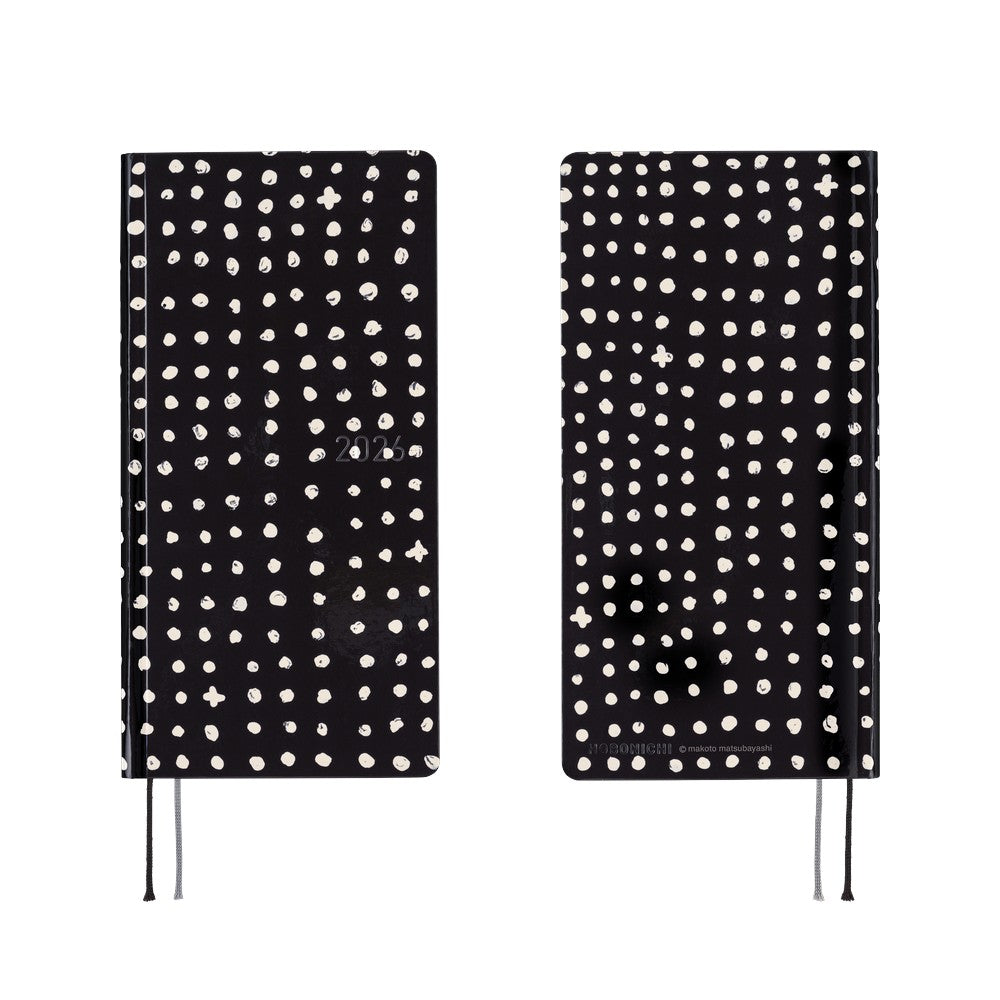 Hobonichi 2026 Makoto Matsubayashi Dot Journal - English Tall & Slim January Start - Blesket Canada