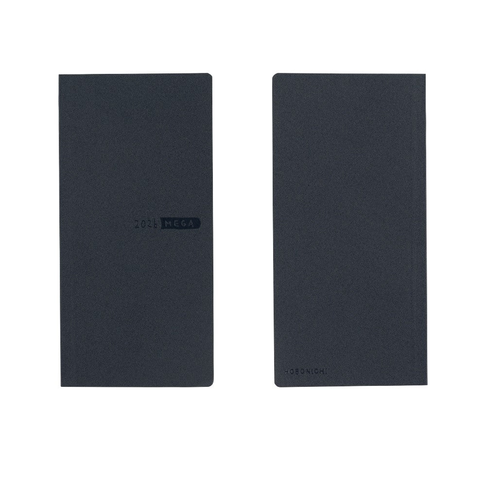 Hobonichi Weeks 2026 Sneaker: Indigo Black - Mega English Tall & Slim January Start - Blesket Canada