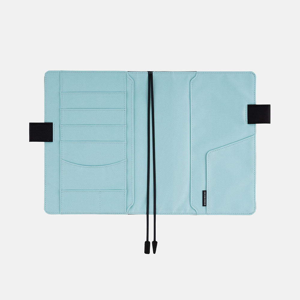 Hobonichi Techo A5 Cover Black x Clear Blue - Blesket Canada