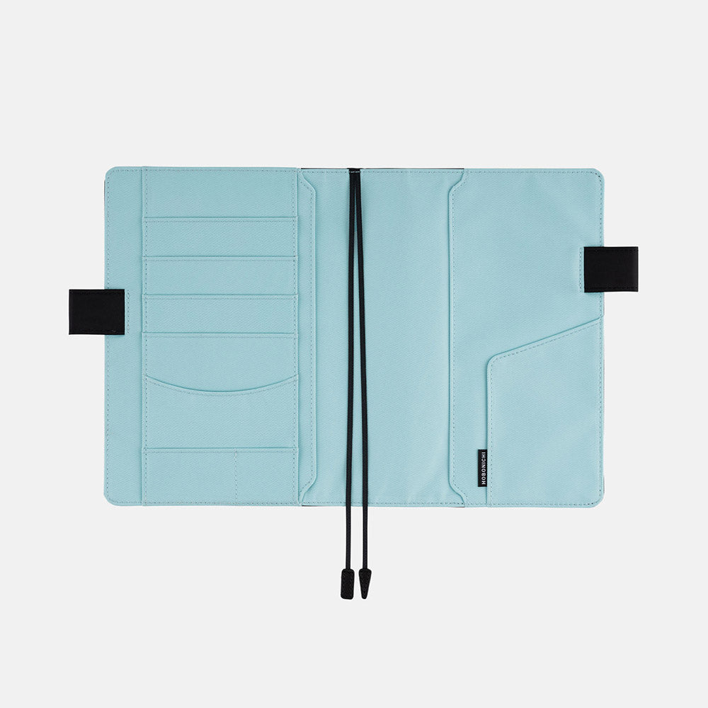 Hobonichi Techo A6 Cover Black x Clear Blue - Blesket Canada