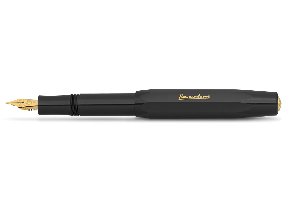 Kaweco Classic Sport Fountain Pen - Black - Blesket Canada