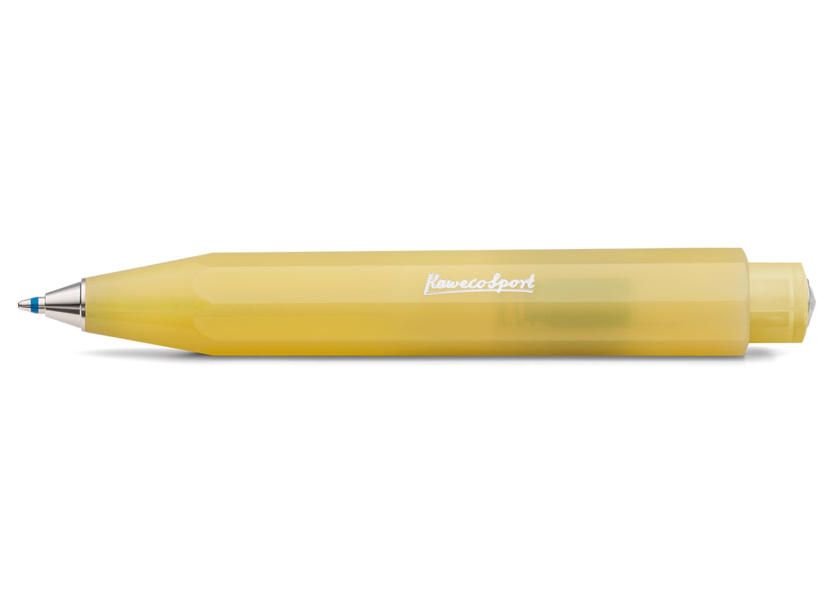 Kaweco Frosted Sport Ballpoint Pen - Sweet Banana - Blesket Canada