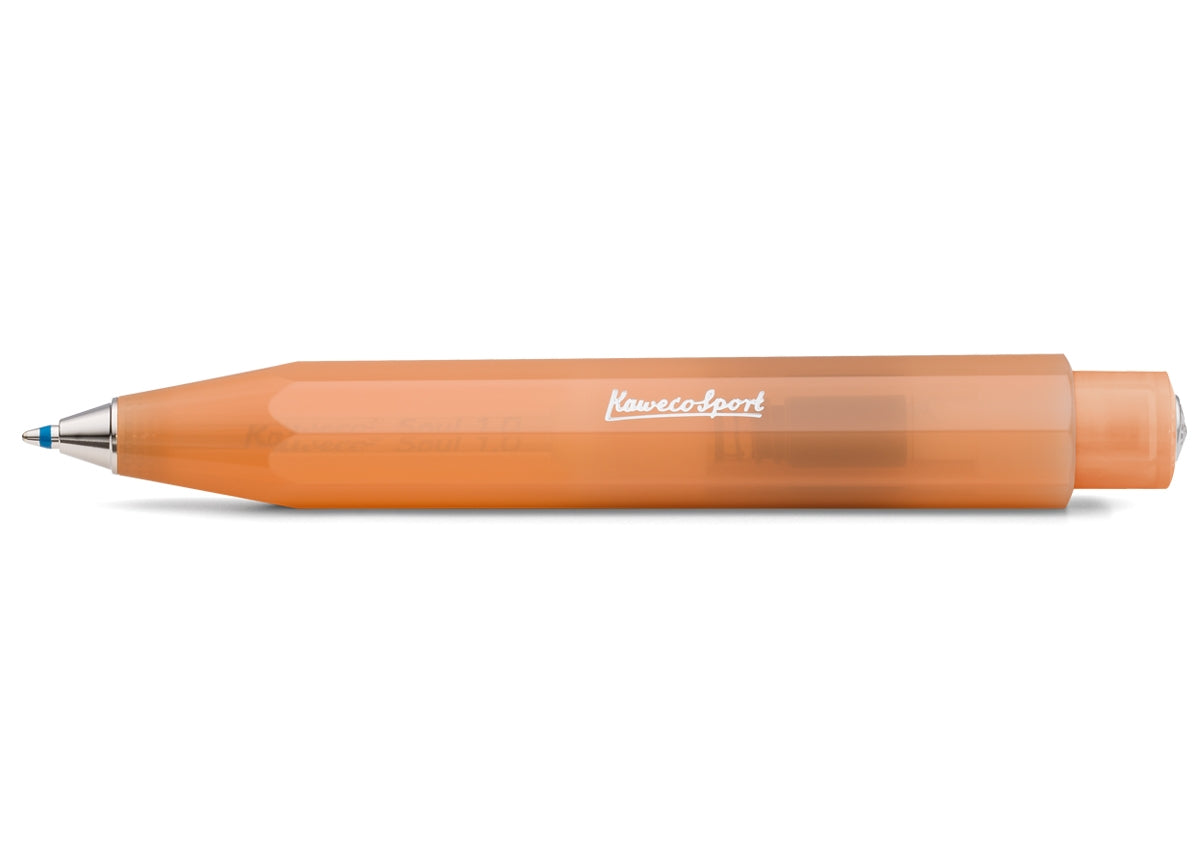Kaweco Frosted Sport Ballpoint Pen - Soft Mandarin - Blesket Canada