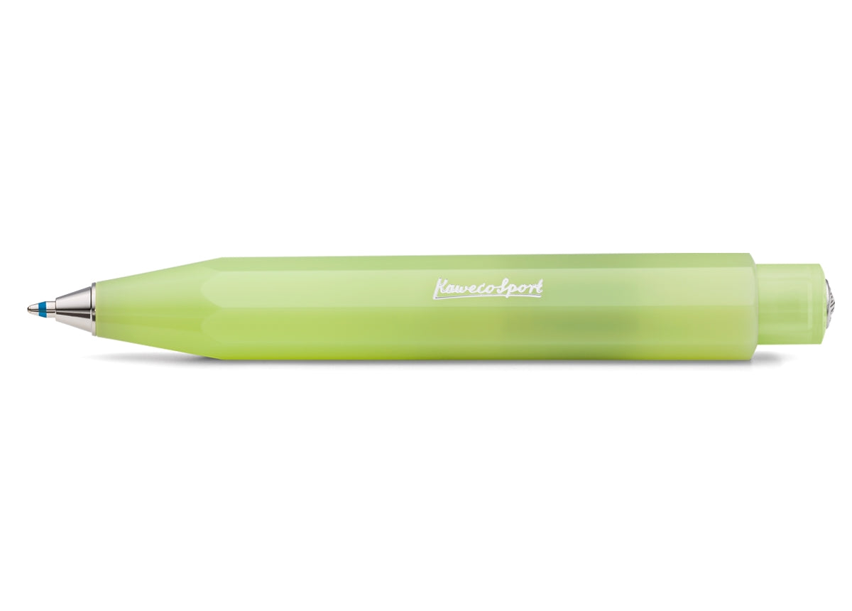 Kaweco Frosted Sport Ballpoint Pen - Fine Lime - Blesket Canada
