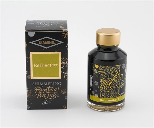 Diamine Shimmering Fountain pen Inks 50ml - Razzmatazz - Blesket Canada