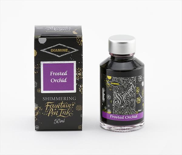 Diamine Shimmering Fountain pen Inks 50ml - Frosted Orchid - Blesket Canada