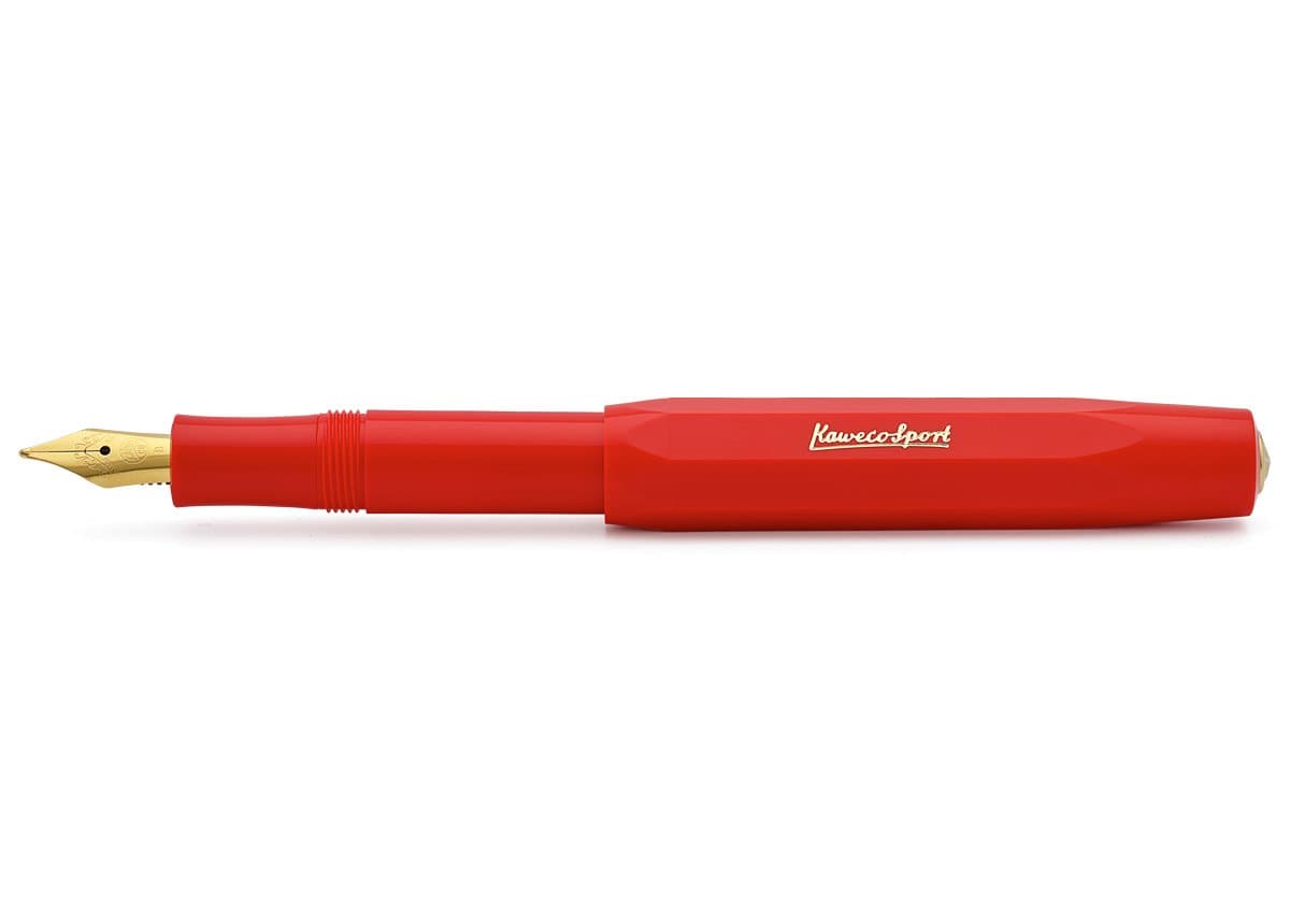 Kaweco Classic Sport Fountain Pen - Red - Blesket Canada