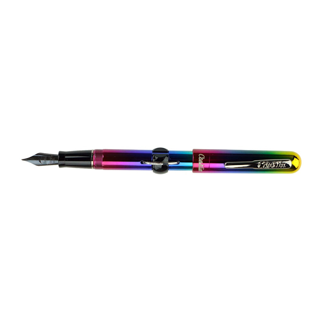 Conklin Limited Edition Crescent Filler Rainbow Fountain Pen w/ JoWo Nib - Blesket Canada