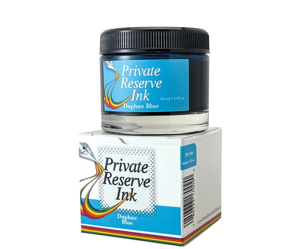 Private Reserve Inks 60ml Ink Bottle - Daphne Blue - Blesket Canada