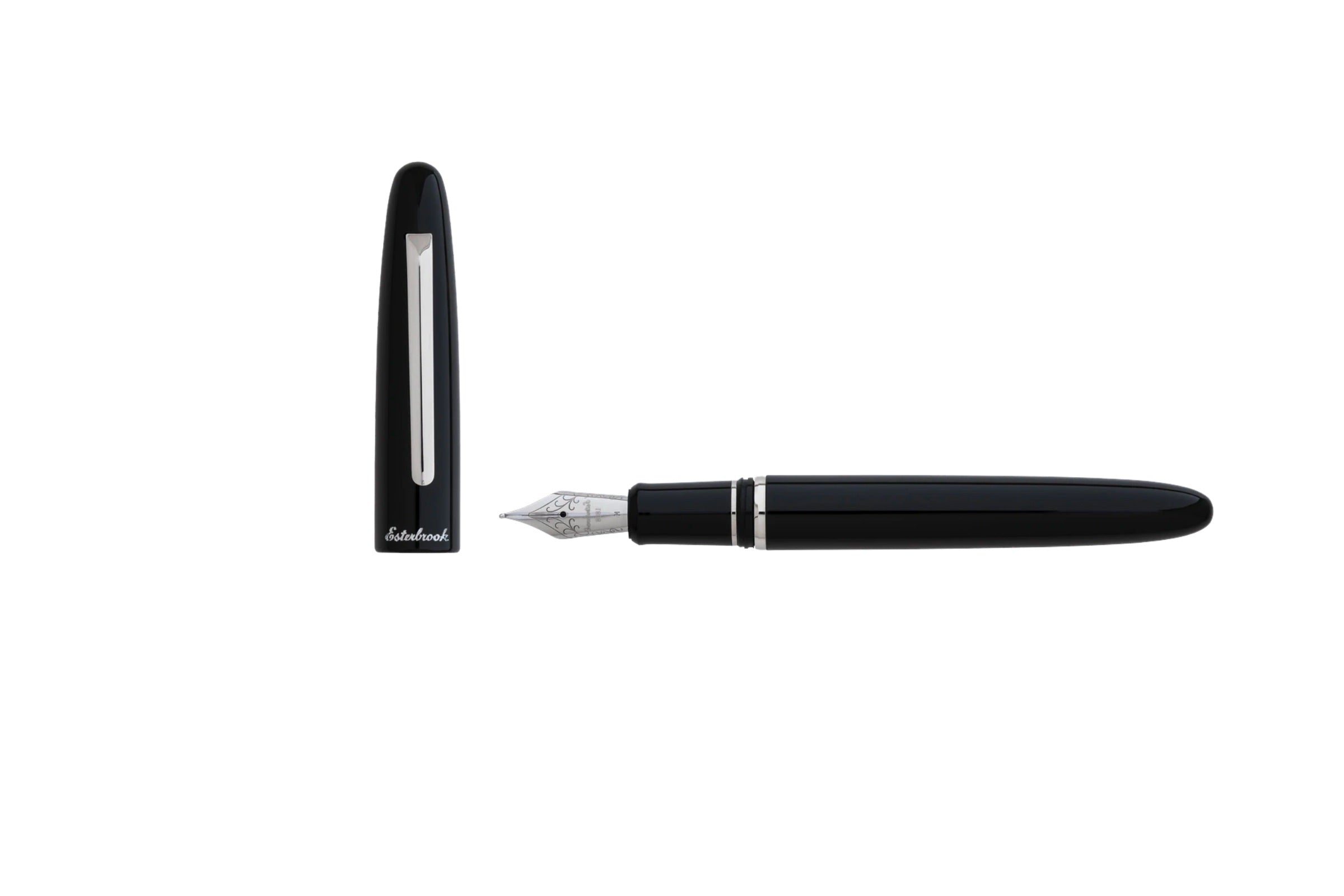 Esterbrook Estie Ebony Palladium Trim  Standard Fountain Pen