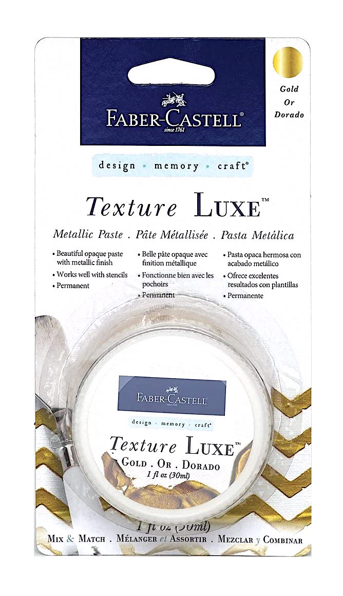 Faber-Castell Texture Luxe Metallic Paste Gold