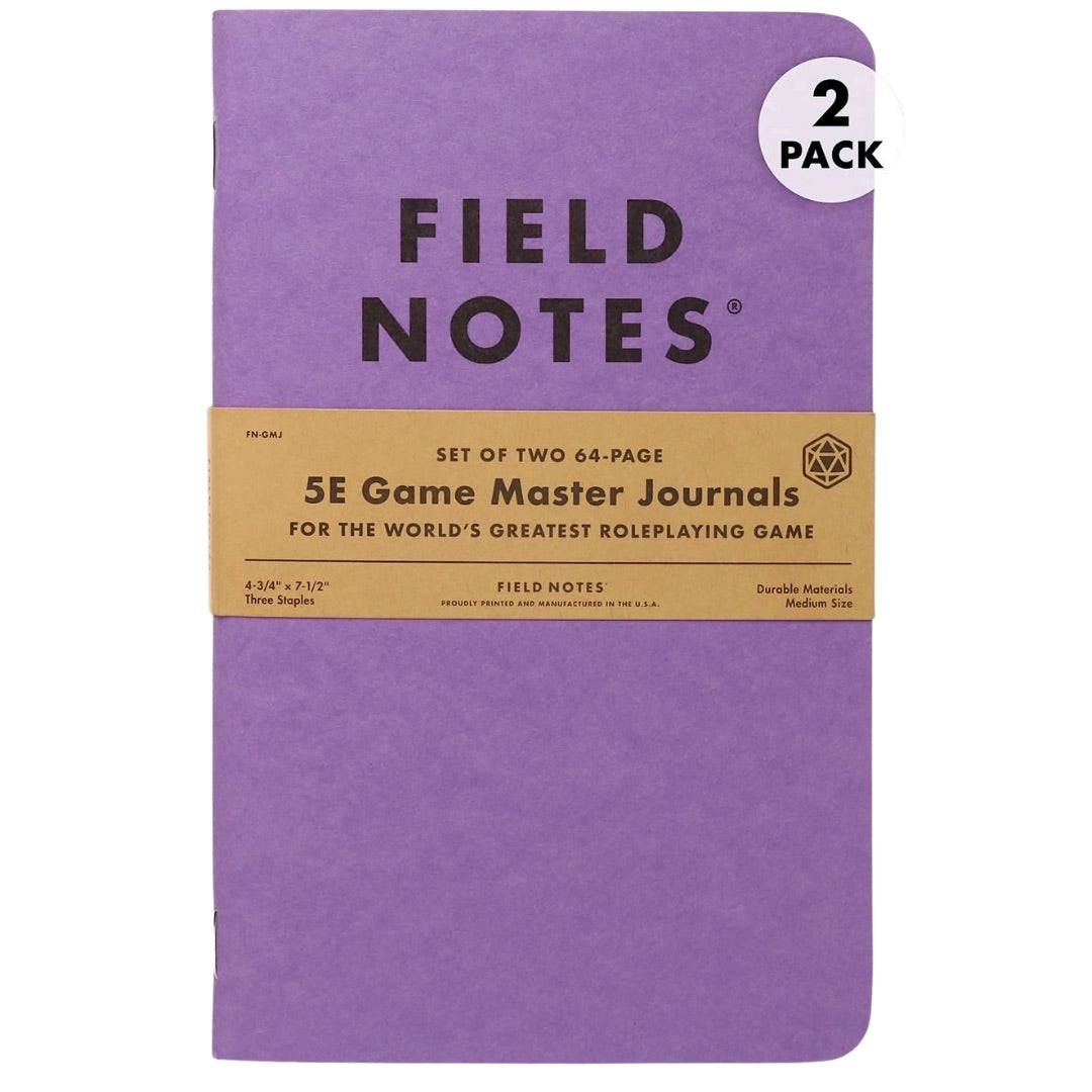 Field Notes 5E Gaming Journals (Game Master Journal 2-Pack)