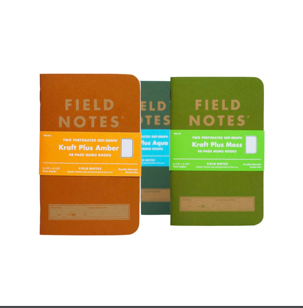 Field Notes KRAFT PLUS 2-Packs - Dotted