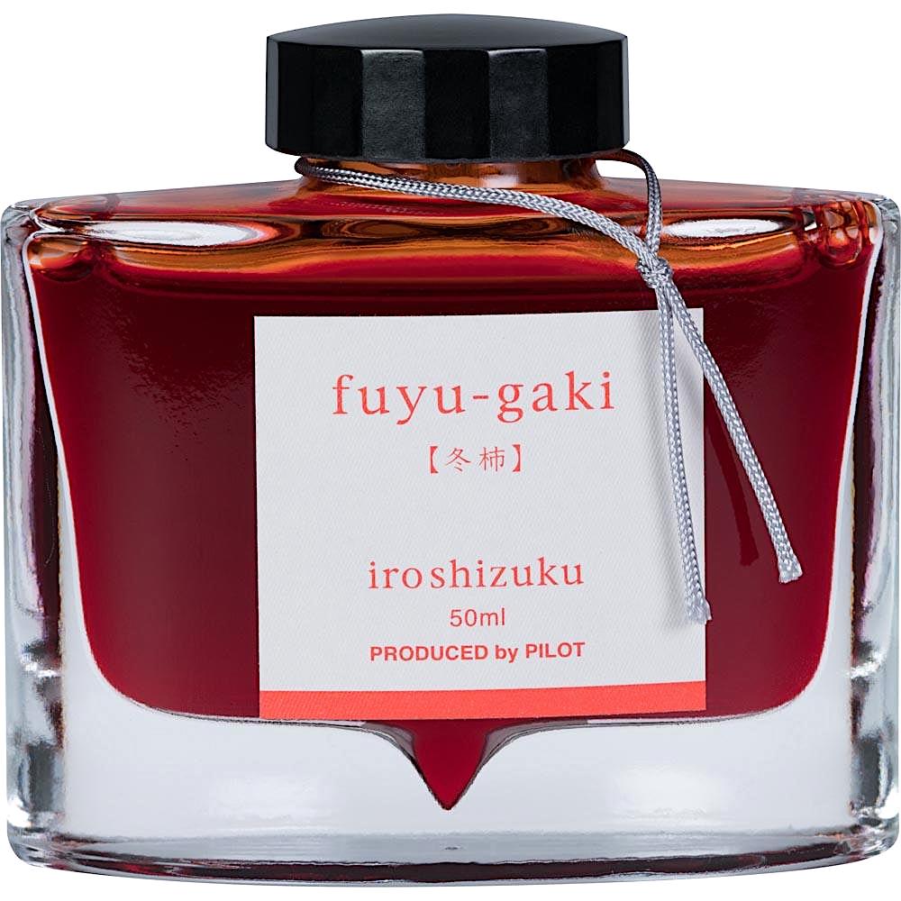 Pilot Iroshizuku Fountain Pen Ink - Orange Red (fuyu-gaki / Winter Persimmon) - Blesket Canada